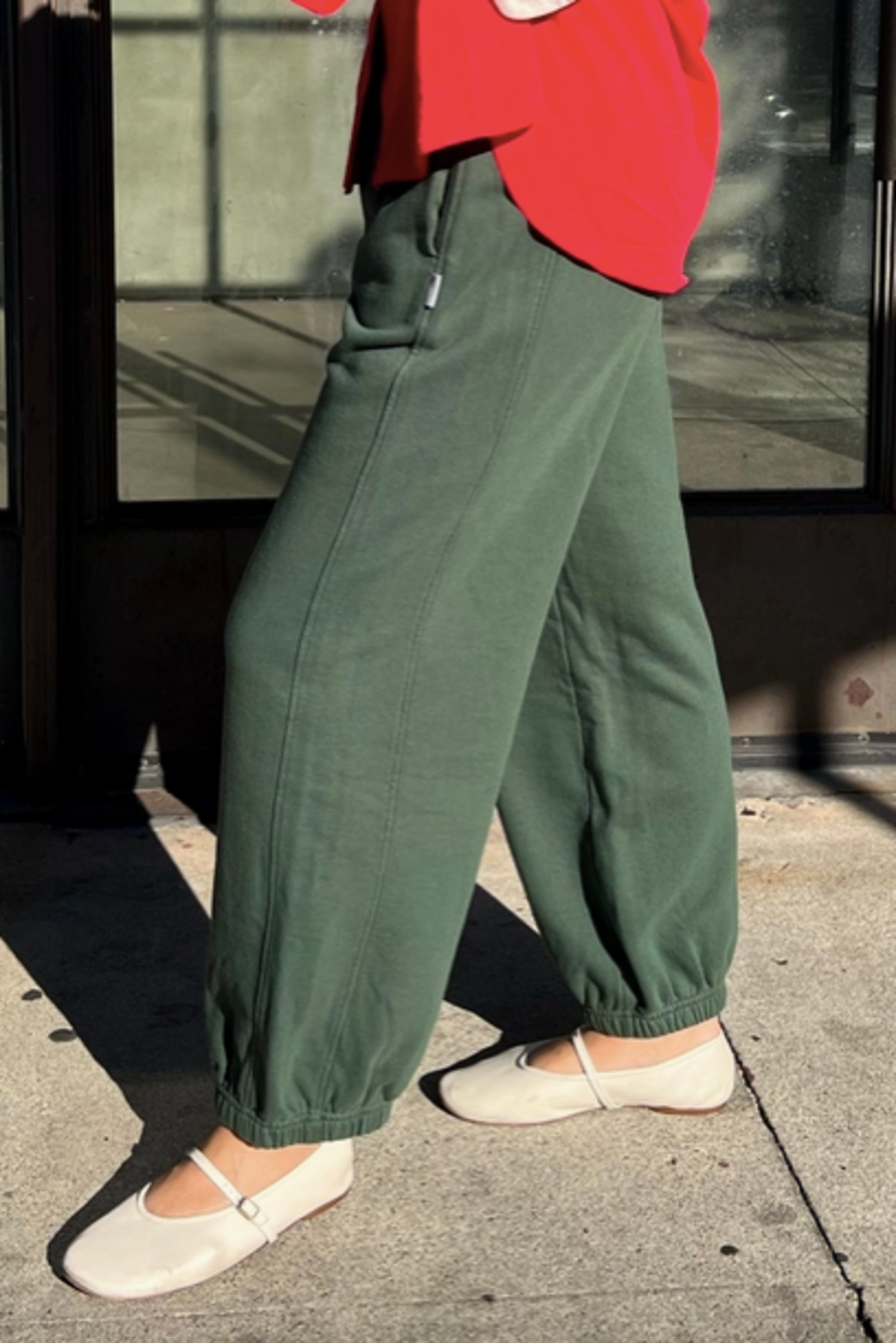 Le Bon Shoppe French Terry Balloon Pants - Image 3 of 3