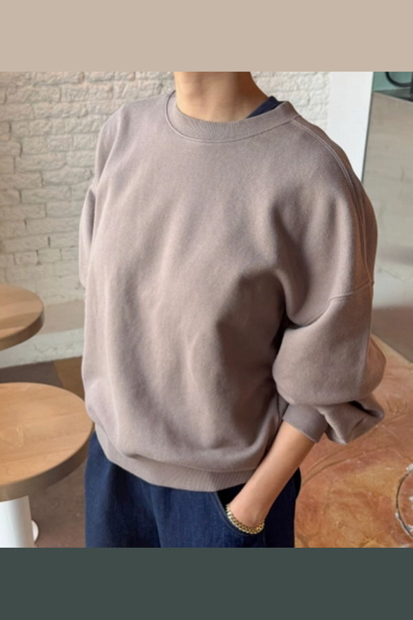 Le Bon Shoppe French Terry Core Sweatshirt - Mushroom