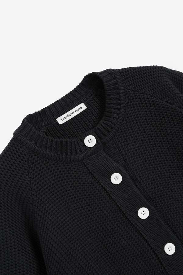YMC Kwai Cardigan - Black