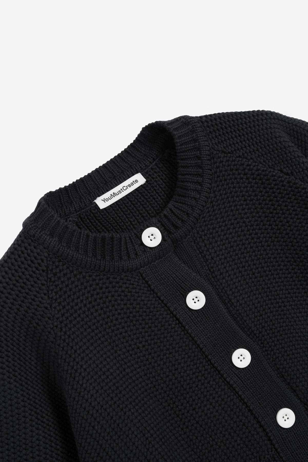 YMC Kwai Cardigan - Black - Image 3 of 3