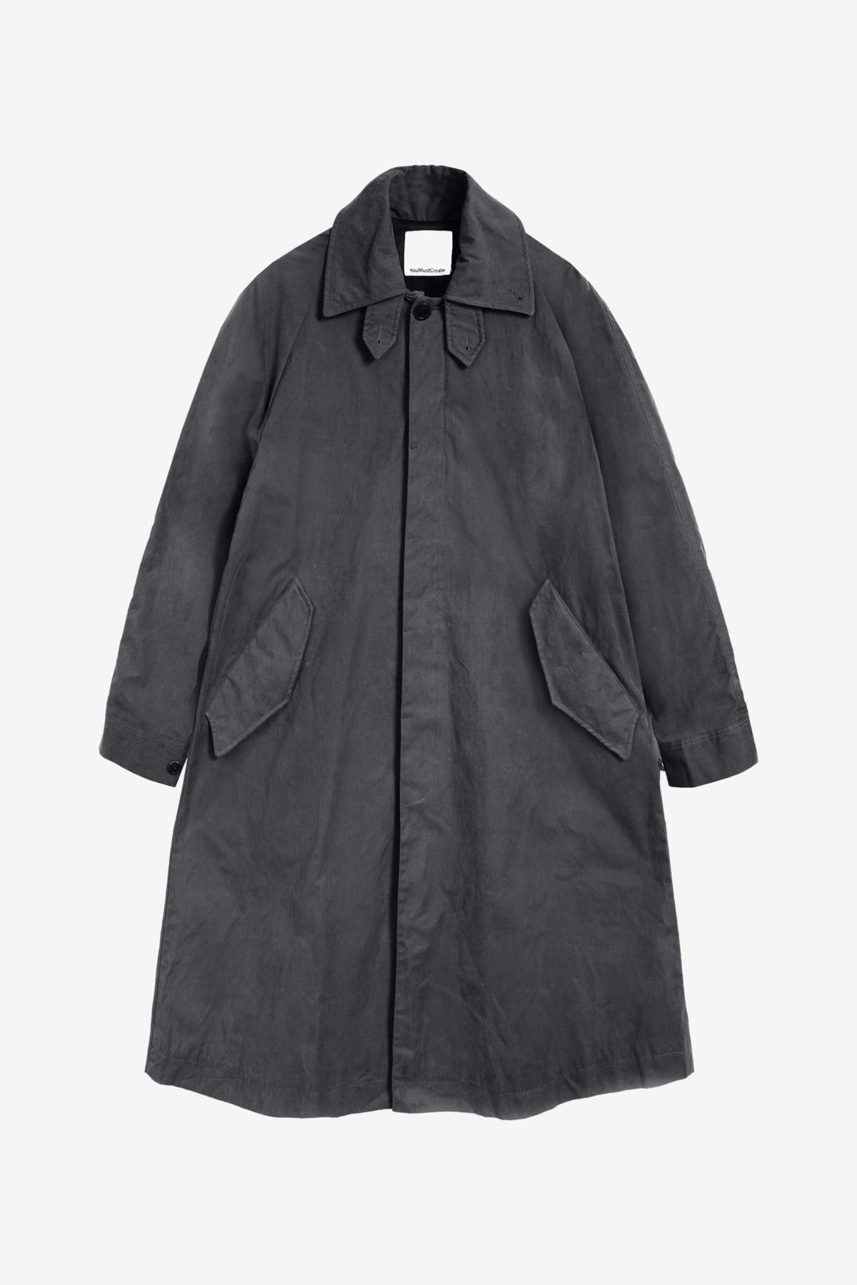 YMC Runner Trench Coat - Grey - Image 1 of 3