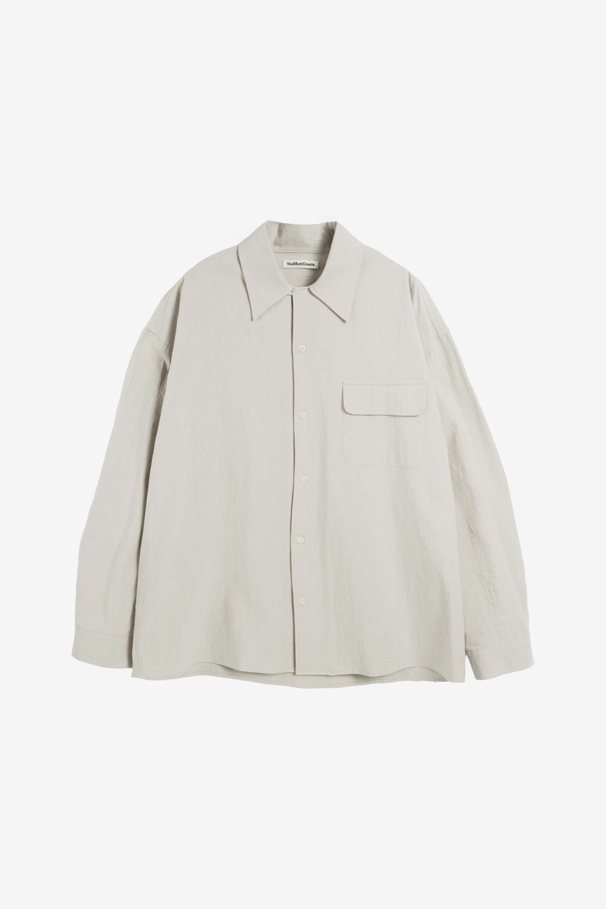 YMC Wray Shirt - Stone - Image 1 of 3