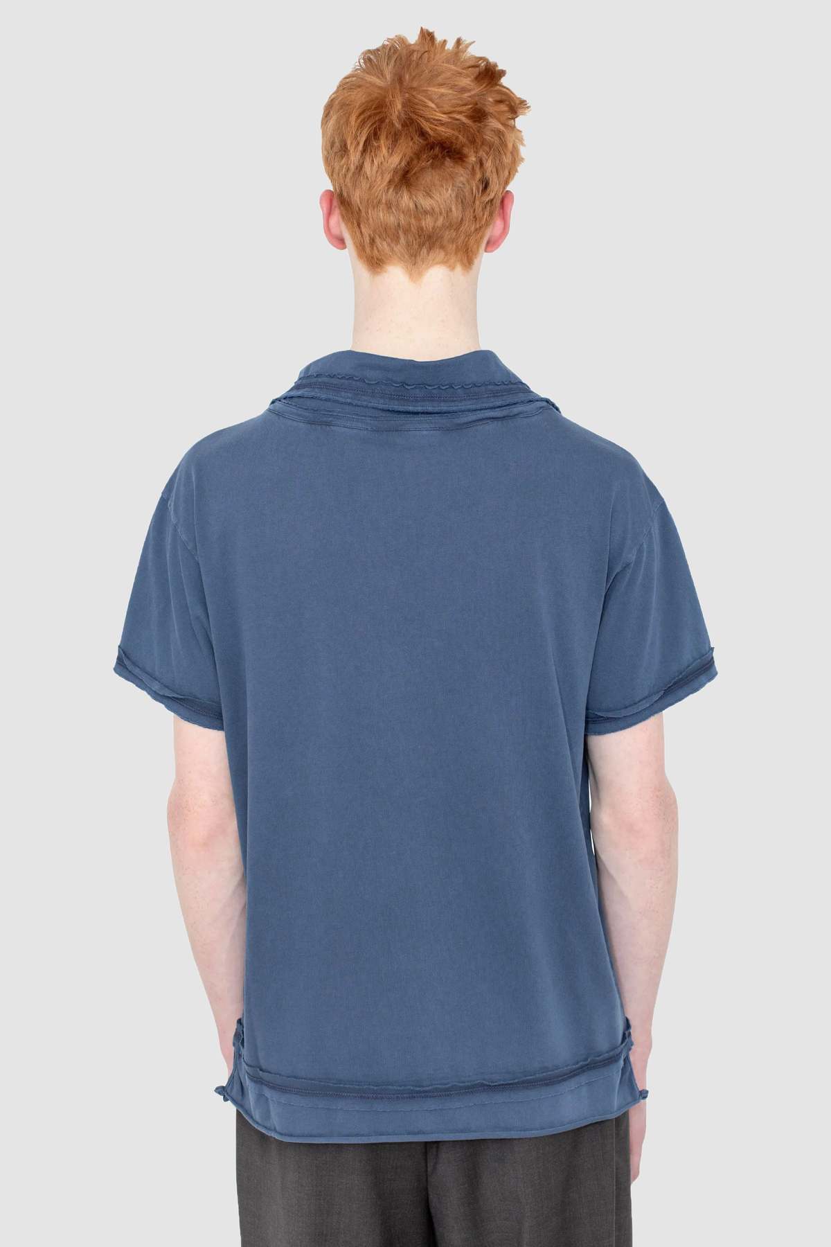 kiko kostadinov Otak Polo Shirt - Navy - Image 6 of 10