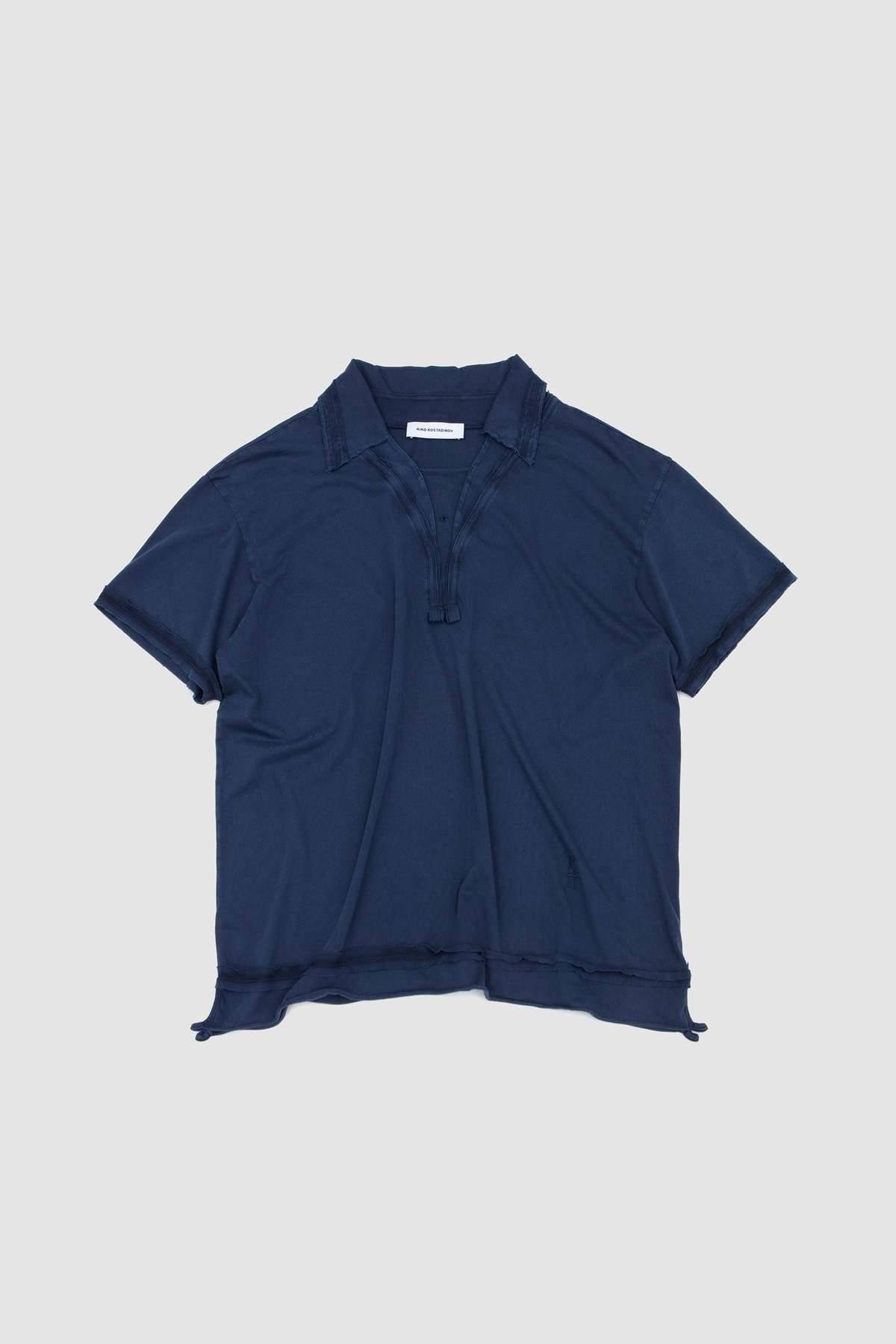 kiko kostadinov Otak Polo Shirt - Navy - Image 7 of 10