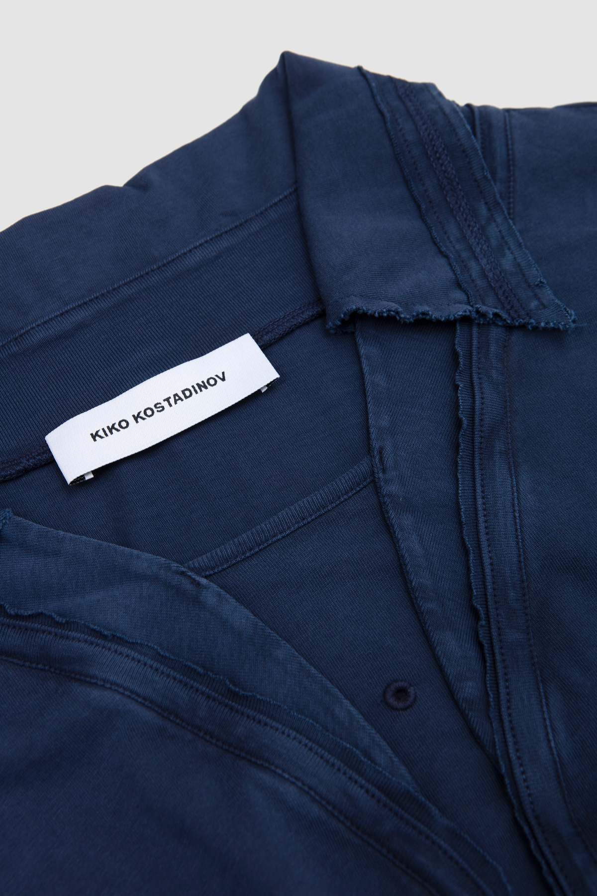 kiko kostadinov Otak Polo Shirt - Navy - Image 8 of 10