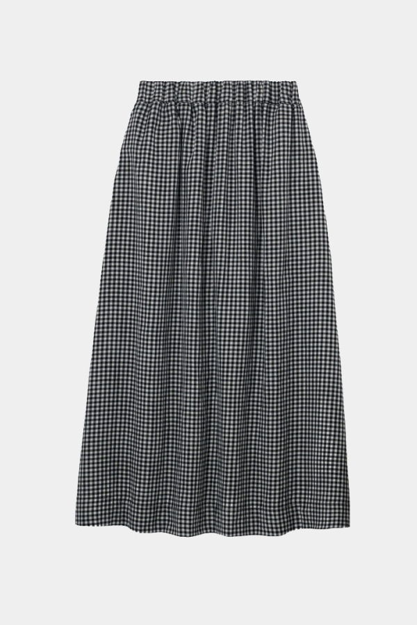 beaumont organic Goldie-Cay Skirt in Monochrome Gingham