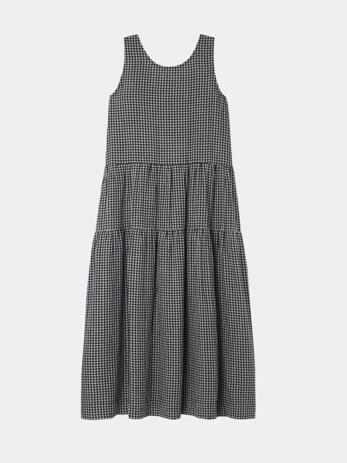 Beaumont Organic Kyra-Cay Dress - Monochrome Gingham - Image 2 of 7