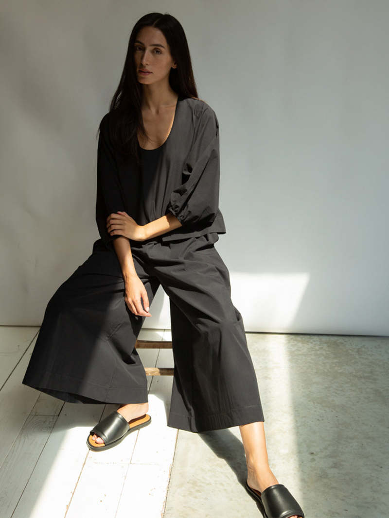 beaumont organic Mazu Poplin Culottes Trousers