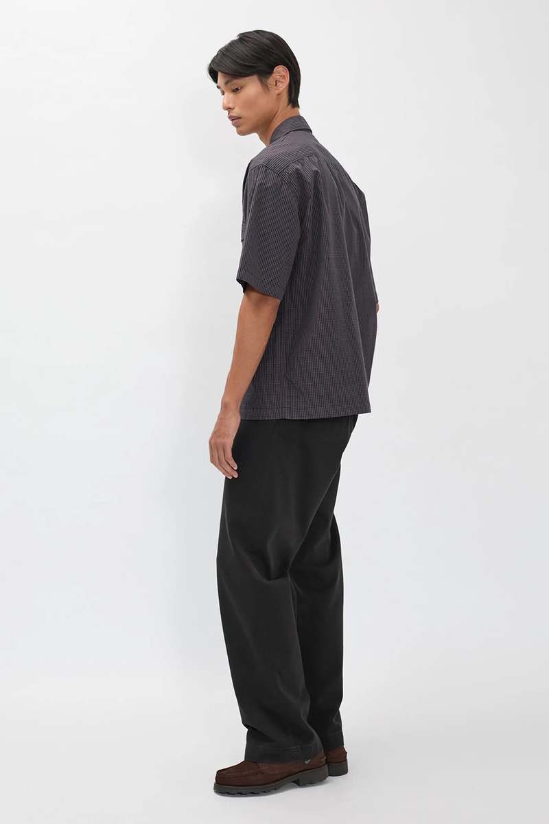 Norse Projects Hengifoss High Waist Heavy Twill Trouser Pant - Black
