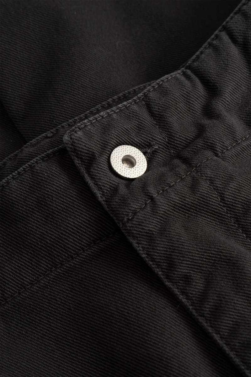 Norse Projects Hengifoss High Waist Heavy Twill Trouser Pant - Black