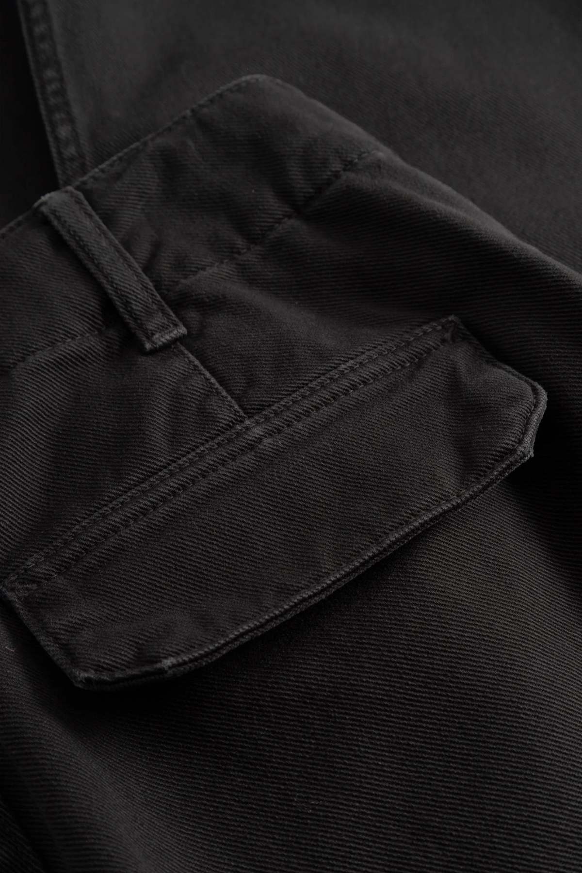 Norse Projects Hengifoss High Waist Heavy Twill Trouser Pant - Black - Image 6 of 7