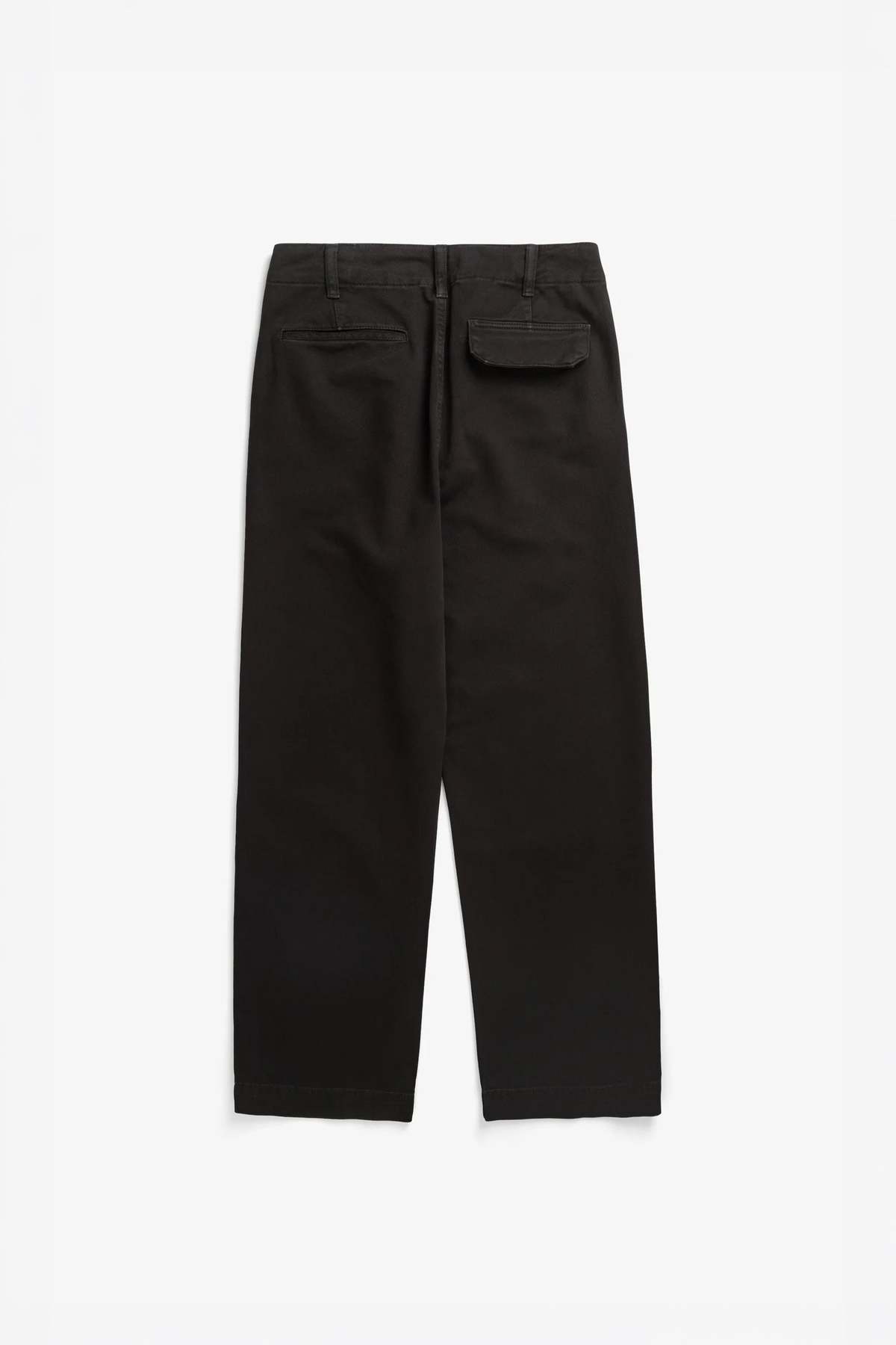 Norse Projects Hengifoss High Waist Heavy Twill Trouser Pant - Black - Image 7 of 7