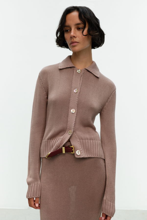 ELY ELY Delia Silk Cardi-Jacket