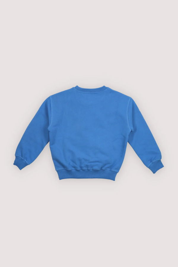 The New Society TNS Logo Sweatshirt - Pool Blue