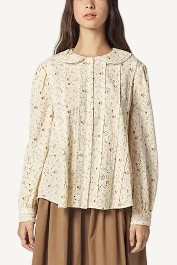 amente Peter Pan Shirt Top