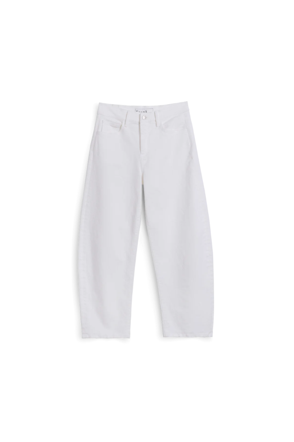 Frank & Eileen Brennan Barrel-Leg Jeans - White