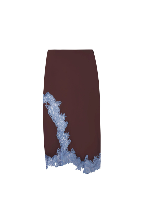 A.L.C. Olivia Skirt - Ganache / French Blue