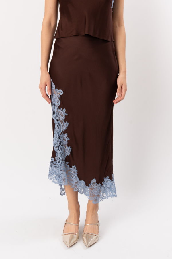 A.L.C. Olivia Skirt - Ganache / French Blue