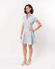 Lela Rose Striped Cotton Poplin Short Dress - Oxford - Thumbnail 3