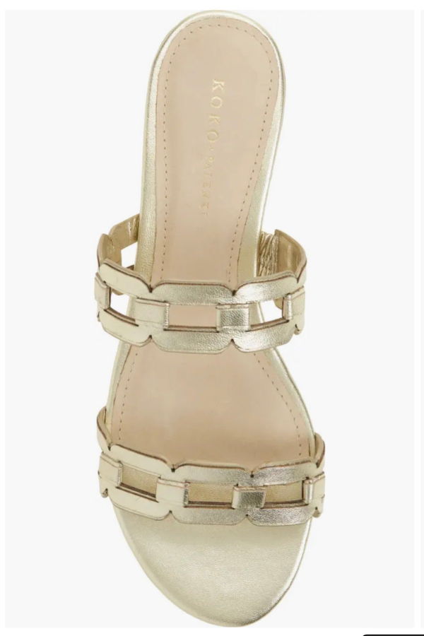 KOKO + PALENKI Cassy Sandal - Gold Metallic