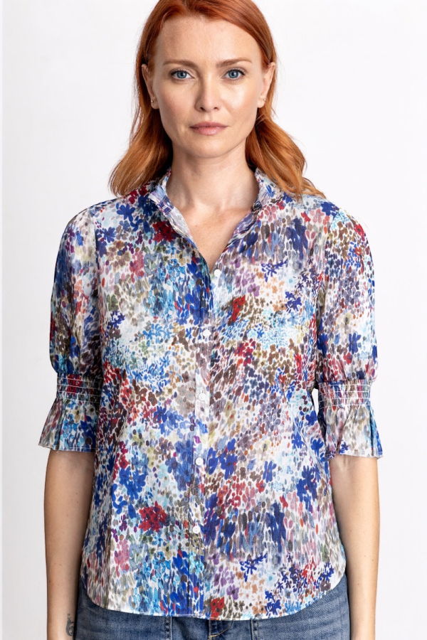 GO SILK Go Hannah Shirt Top