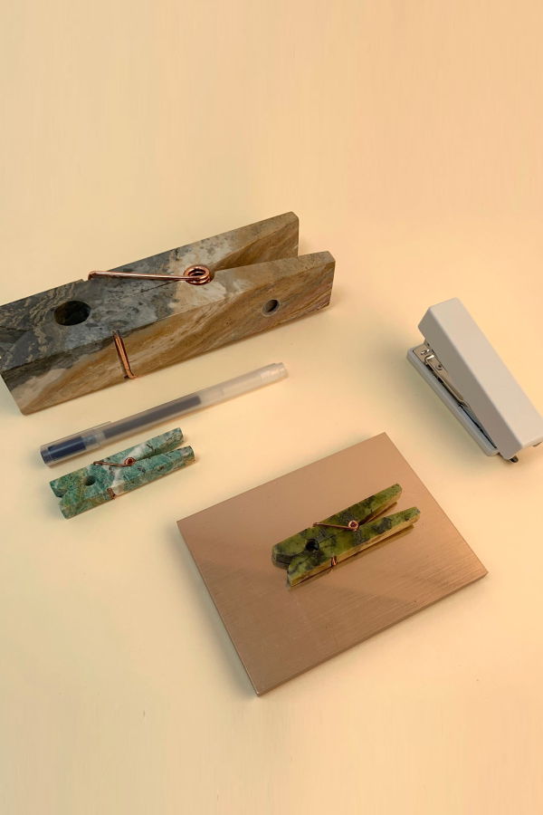 Dar Proyectos Decorative Gemstone Laundry Clip