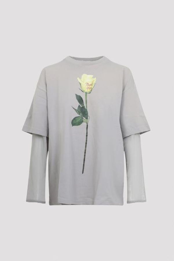 Acne Studios AL0515AAB Top - Light Grey