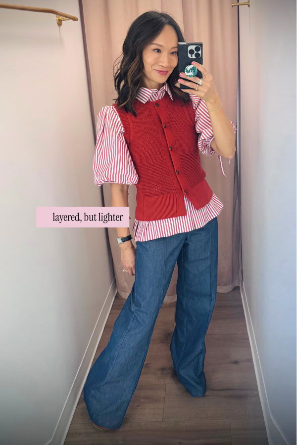 Brodie Mix Pointelle Tank