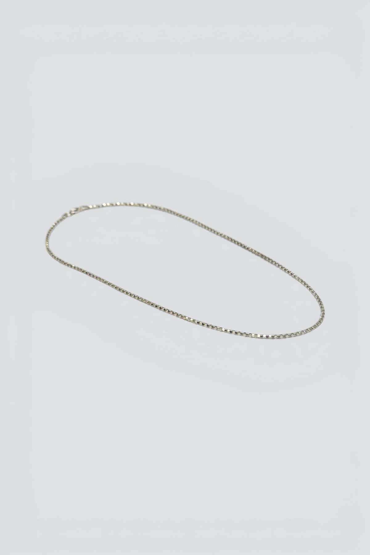 Vintage Dot Set Chain Necklace - Sterling Silver - Image 2 of 3