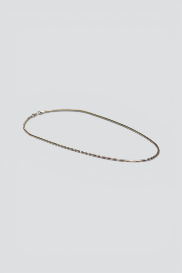 Vintage Snake Chain Necklace - Sterling Silver
