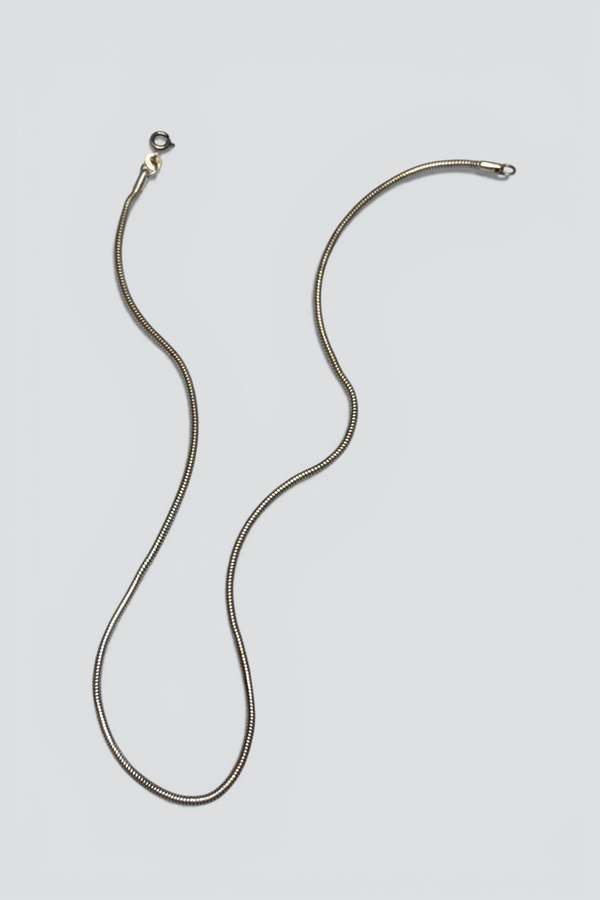Vintage Snake Chain Necklace - Sterling Silver