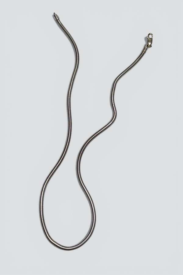 Vintage Snake Chain Necklace - Sterling Silver