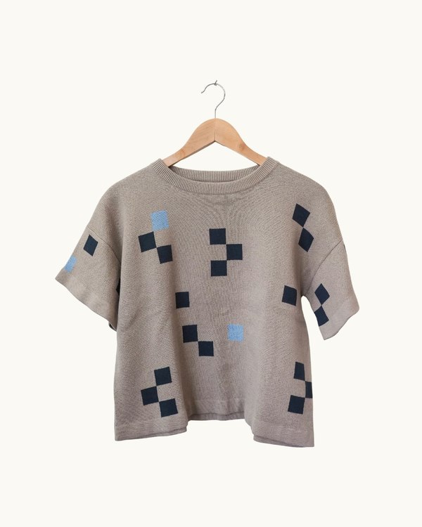 THE ENDERY Albers Short Sleeve Sweater THE ENDERY Albers Short Sleeve Sweater