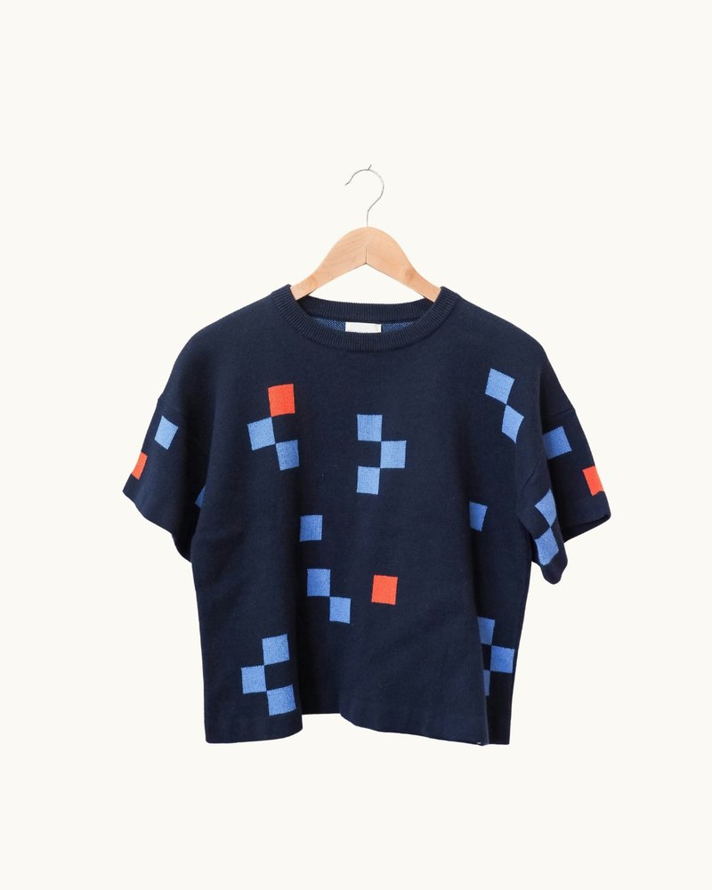 THE ENDERY Albers Short Sleeve Sweater