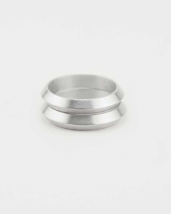 Saucer Double Stack Ring