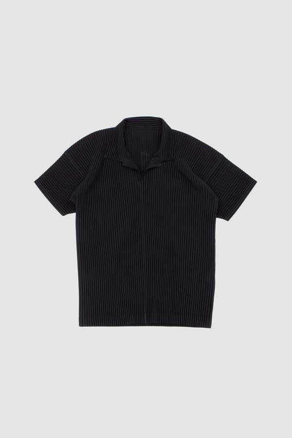 Issey Miyake Basics Polo Shirt - Black