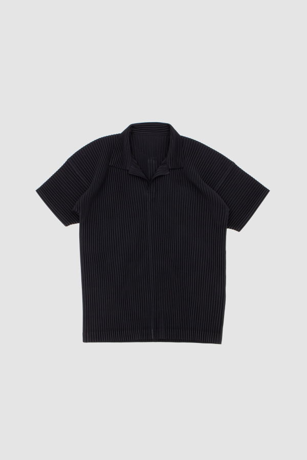 Issey Miyake Basics Polo Shirt - Black