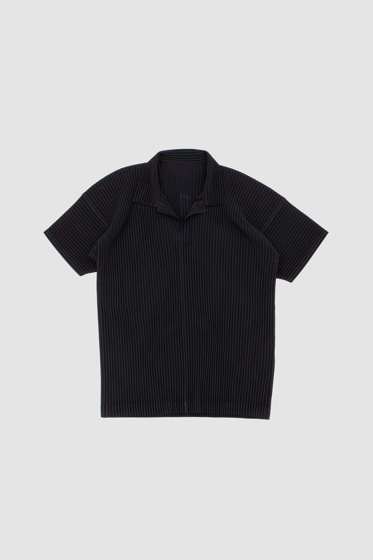 Issey Miyake Basics Polo Shirt - Black - Image 1 of 5