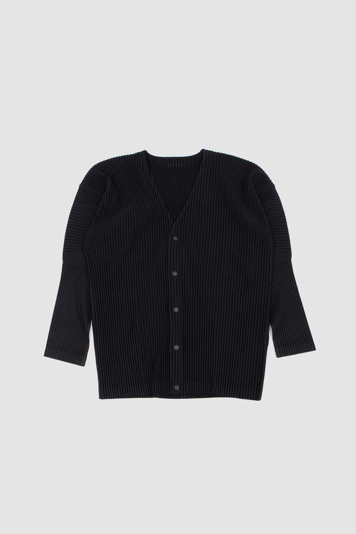 Issey Miyake Basics V-Neck Cardigan - Image 1 of 5