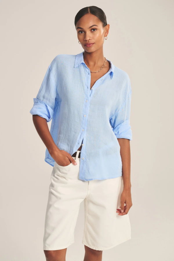 Brighton Linen Shirt - Sailboat
