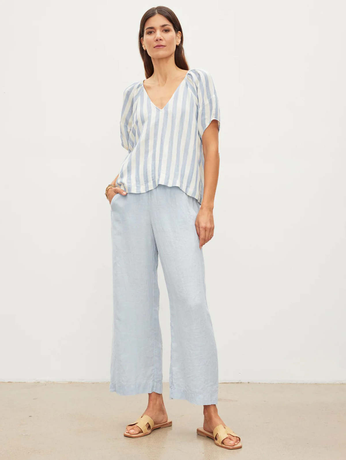 Velvet Lola Linen Pants - Image 1 of 3
