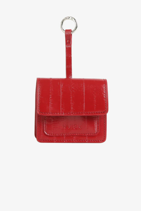 HVISK Cayman Charm Bag Charm - Scarlet Red