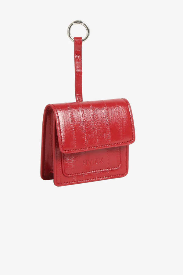 HVISK Cayman Charm Bag Charm - Scarlet Red