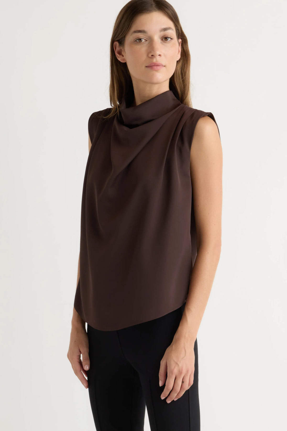 Modern Citizen Allegra Gathered-Neck Blouse - Image 3 of 6
