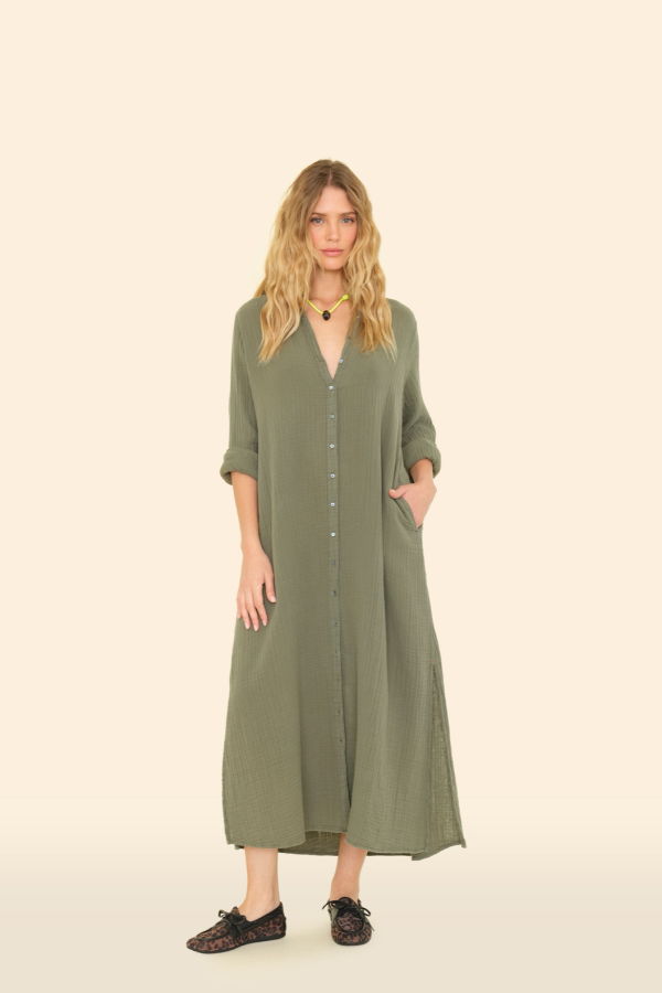 Xirena Boden Dress - Olive Moss