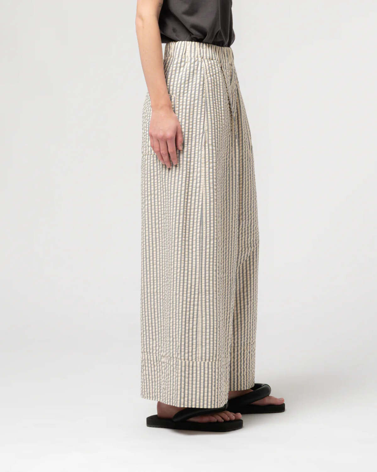 Girls of Dust Belfast Seersucker Culotte Pant - Image 3 of 4