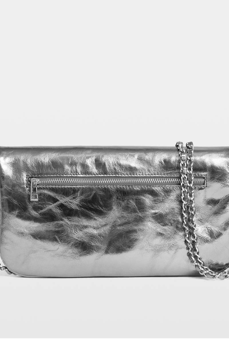 Zadig & Voltaire Rock Vintage Metal Clutch