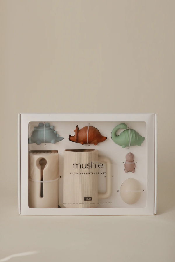 KIDS Mushie Dino Bath Essentials Kit