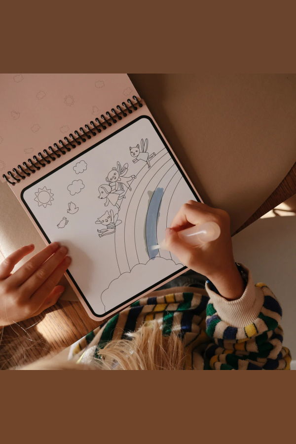 KIDS Mushie Reusable Water Color Pad in Fairies Activity Pad