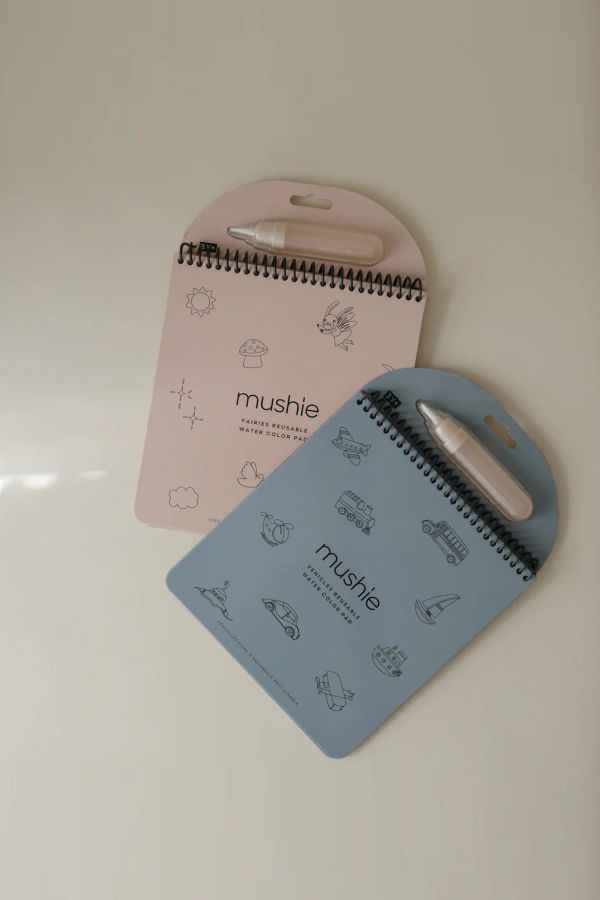 KIDS Mushie Reusable Water Color Pad in Vehicles Toy